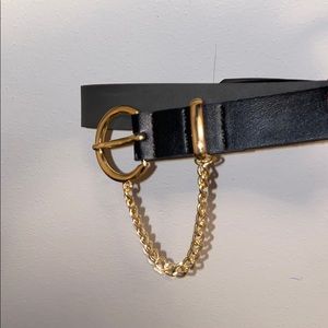 Gold chain belt